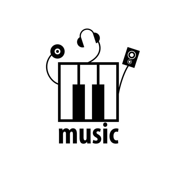 Vector logo música — Vector de stock