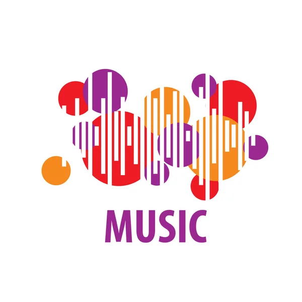 Vector logo music — Stock Vector