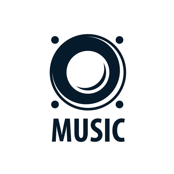 Musica logo vettoriale — Vettoriale Stock