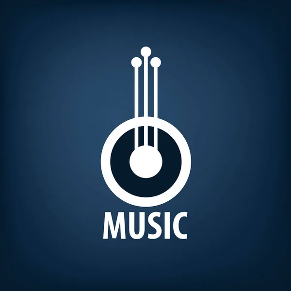 Vektor logo musik — Stock vektor