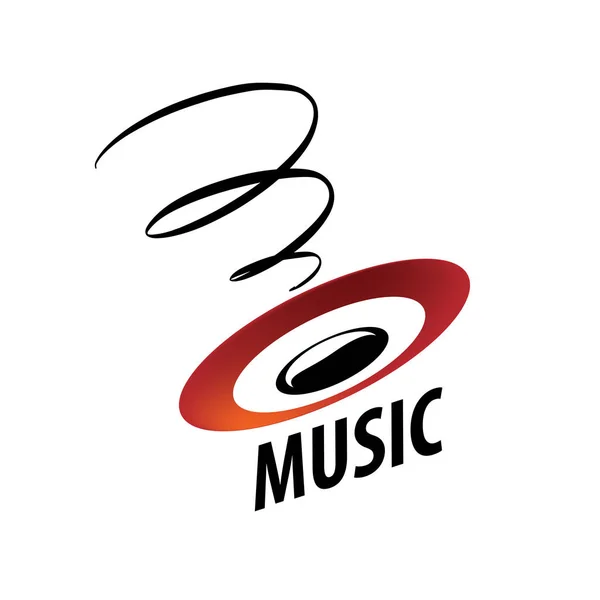 Musica logo vettoriale — Vettoriale Stock