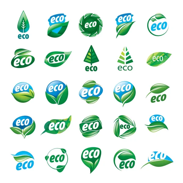 Logo vector eco — Stockvector