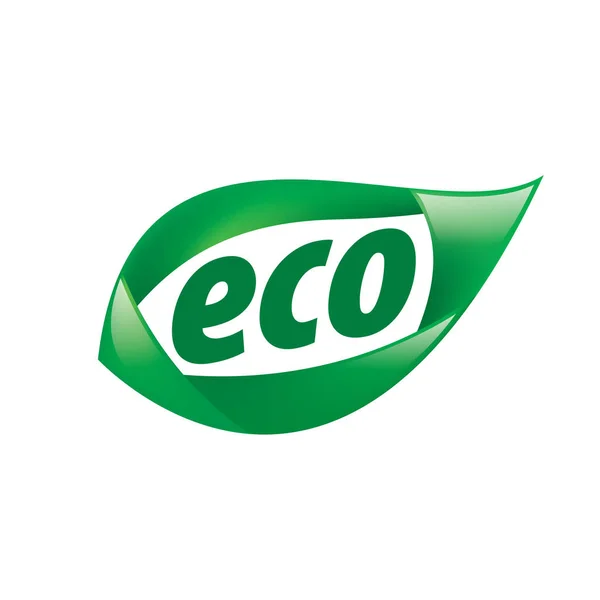 Eco vektorové logo — Stockový vektor