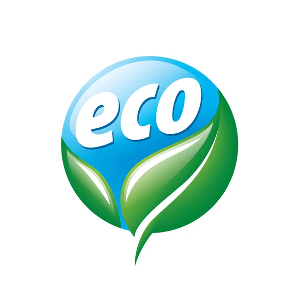 Logo vektör Eko — Stok Vektör