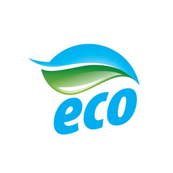 Logotipo vectorial eco — Vector de stock