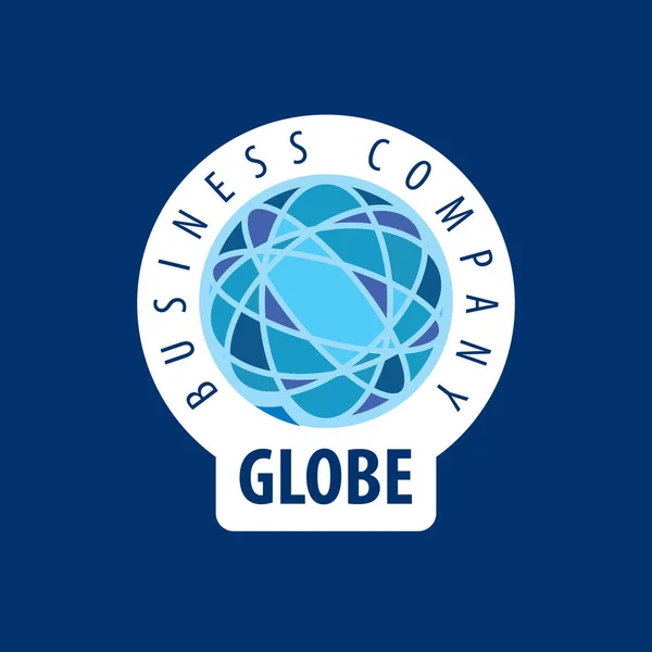 Földi logó sablon. Globe-jel — Stock Vector