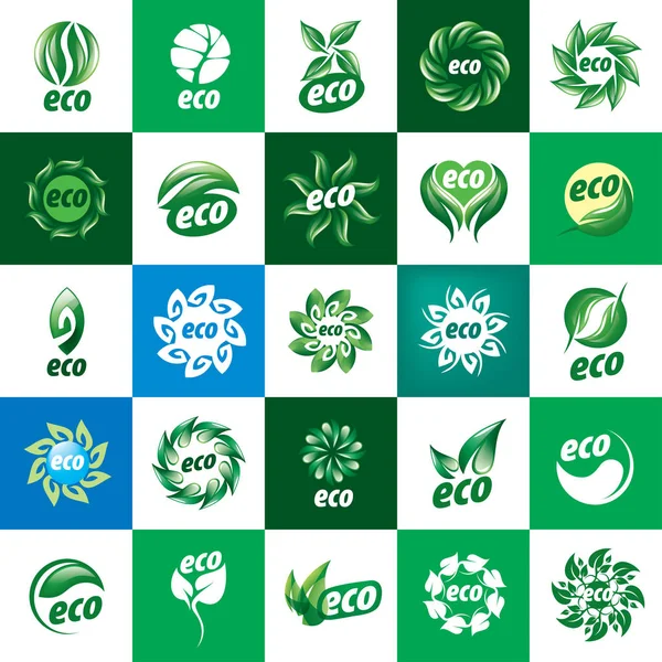 Logotipo vectorial eco — Vector de stock