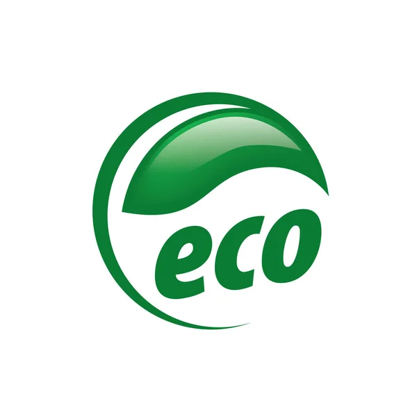 Logotipo vectorial eco — Vector de stock