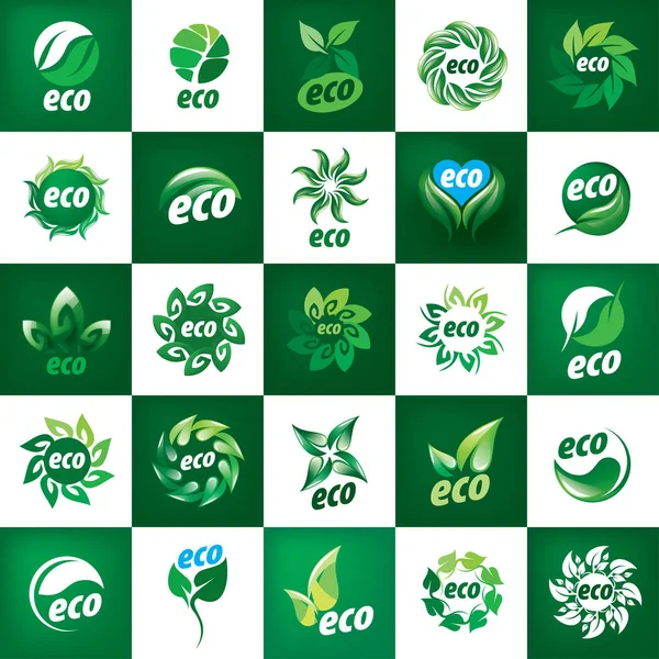 Logotipo vectorial eco — Vector de stock