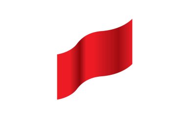 vektör kırmızı kurdele