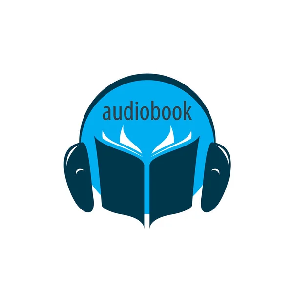 Audiobog. Vector logo skabelon – Stock-vektor