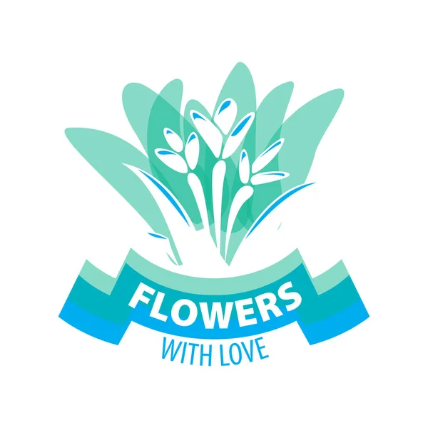 Flower vector logo — Stock Vector