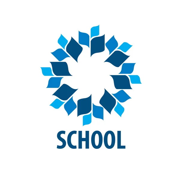 Vektor logo iskola — Stock Vector