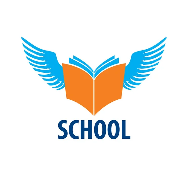 ベクトルのロゴの学校 — ストックベクタ