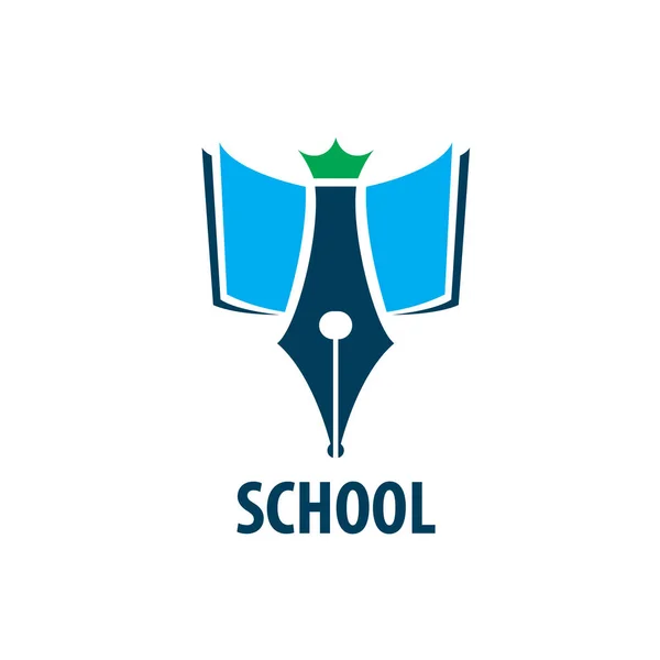 Vector logo School — Stock Vector