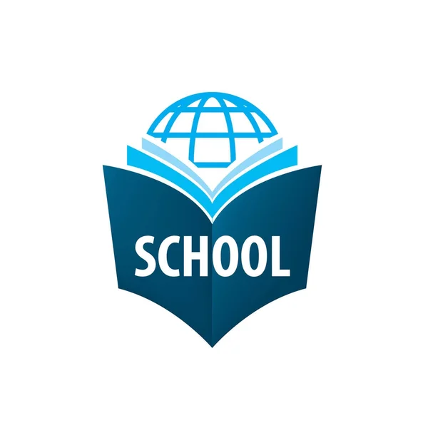 Vektor logo iskola — Stock Vector