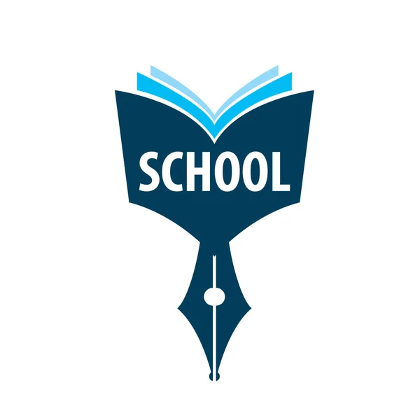 Vektor-Logo Schule — Stockvektor