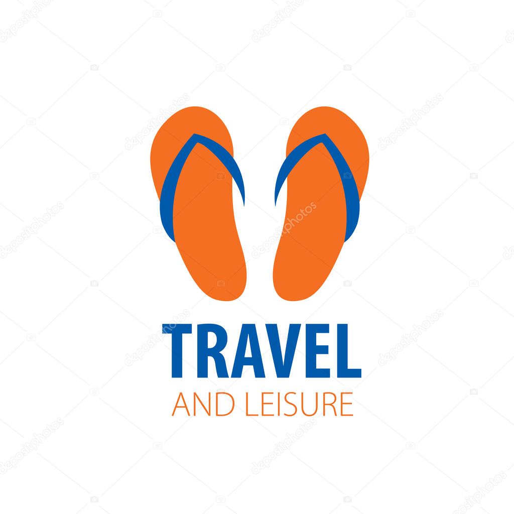 Logo template for travel and leisure. Vector illustration