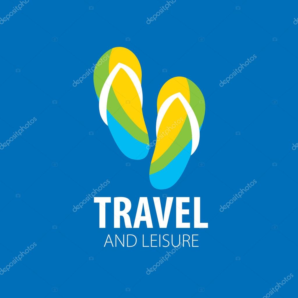 Logo template for travel and leisure. Vector illustration