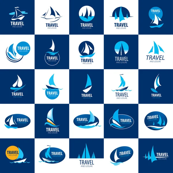 Logotipo do vetor Yacht —  Vetores de Stock