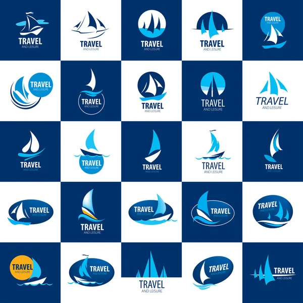 Wektor logo jachtu — Wektor stockowy