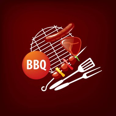 Barbekü partisi logosu