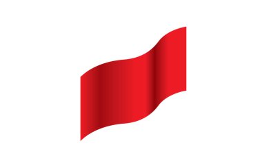 vektör kırmızı kurdele