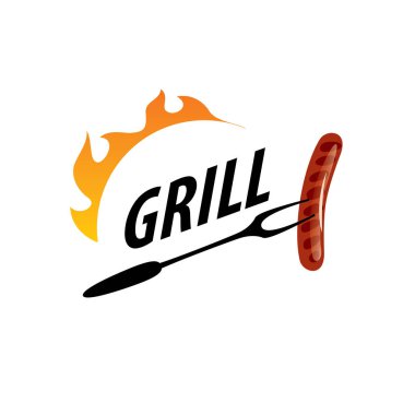 Barbekü partisi logosu