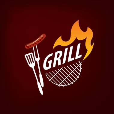 Barbekü partisi logosu