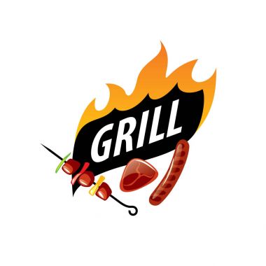 Barbekü partisi logosu