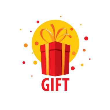 vektör logo kutusu hediyeler ile