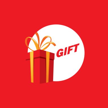 vektör logo kutusu hediyeler ile