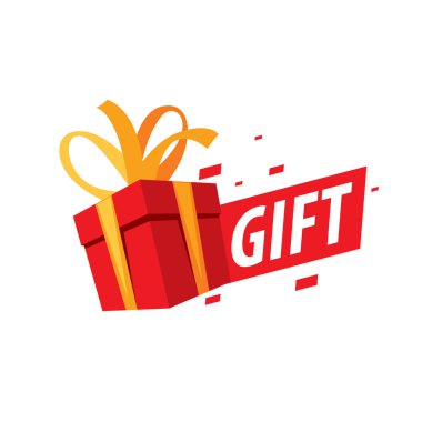 vektör logo kutusu hediyeler ile
