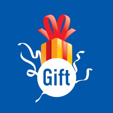 vektör logo kutusu hediyeler ile