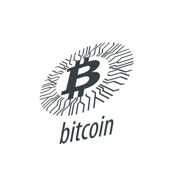 Icône vecteur Bitcoin — Image vectorielle