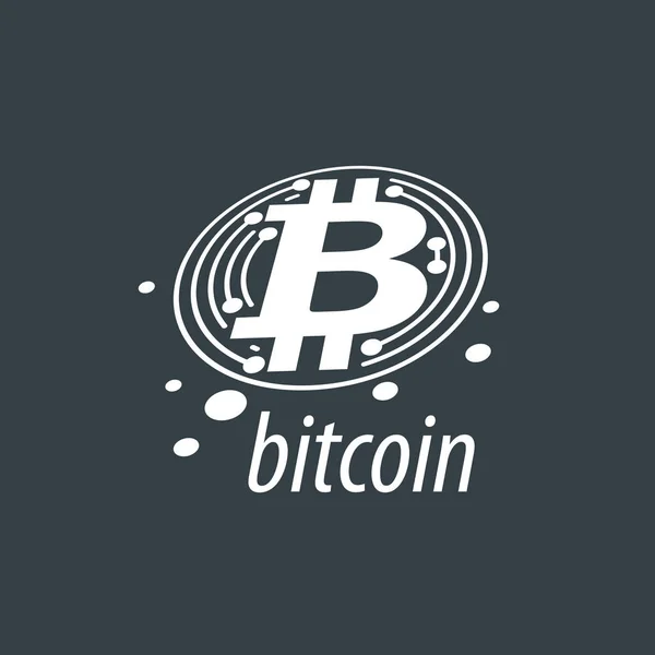 Symbolvektor Bitcoin — Stockvektor