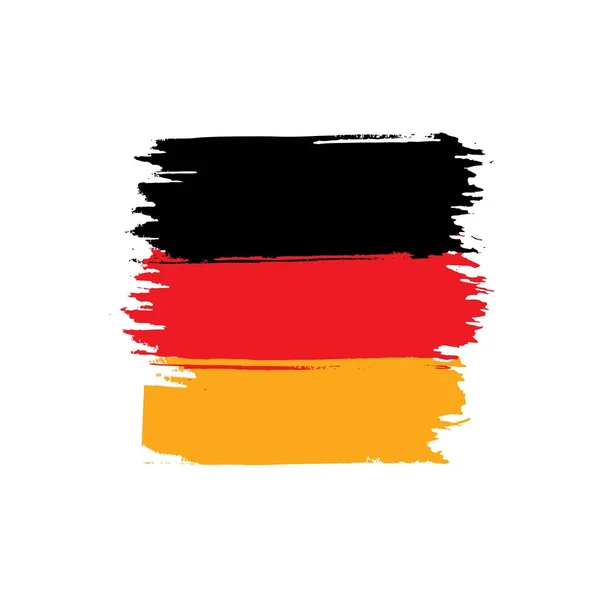 Germany flag, vector illustration — Stock Vector