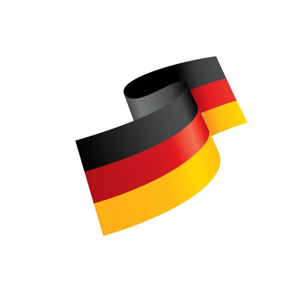 Flaga niemiecka, ilustracja wektora — Wektor stockowy
