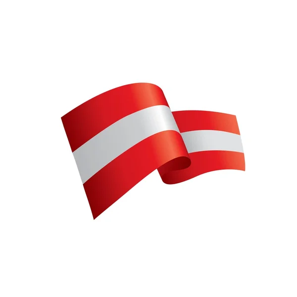 Austria bandeira, ilustração vetorial — Vetor de Stock