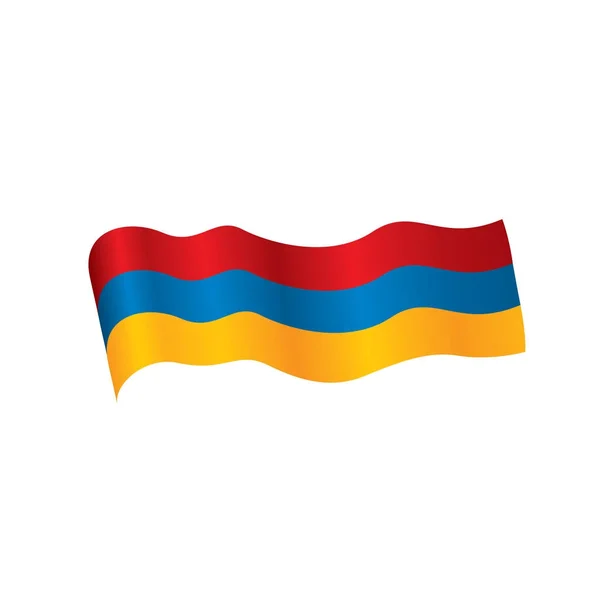 Bandera de Armenia, vector de ilustración — Vector de stock