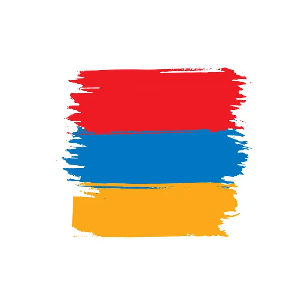 Armenien-Flagge, Vektorillustration — Stockvektor