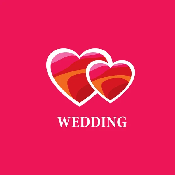 Vektor logo bröllop — Stock vektor