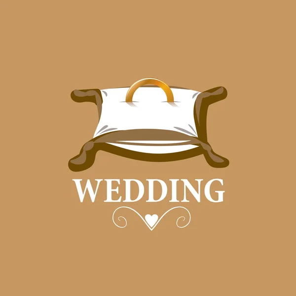 Vektor-Logo Hochzeit — Stockvektor