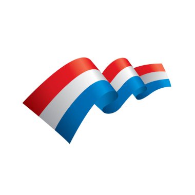 Hollanda bayrağı, vektör çizim