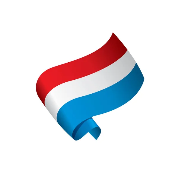 Bandeira da Holanda, ilustração vetorial — Vetor de Stock