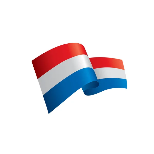 Netherlands flag, vector illustration — Stock Vector