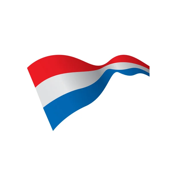 Флаг Нидерландов, векторная иллюстрация — стоковый вектор