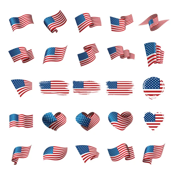Прапор США ізольовані — стоковий вектор