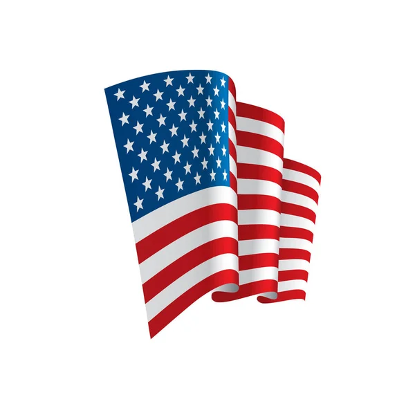 USA Flag isolated — Stock Vector