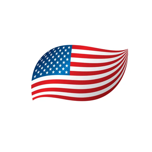 USA flagga isolerade — Stock vektor